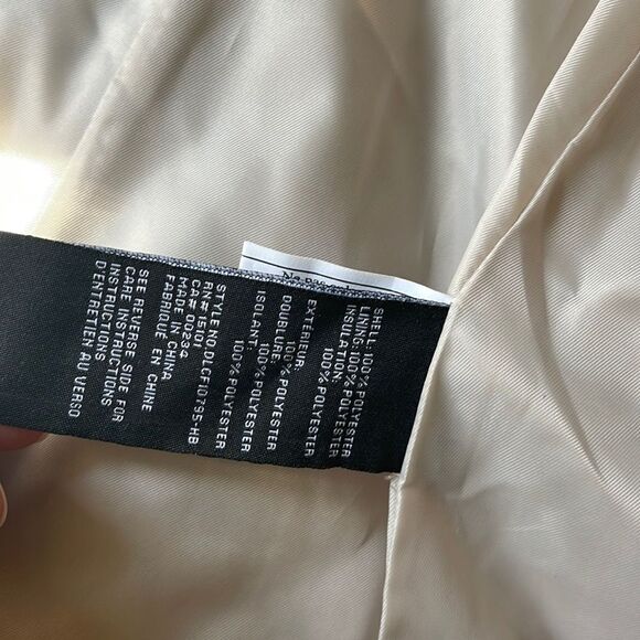 London Fog Quilted Bone Colour Light Jacket NEW - Picture 5 of 5